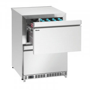 Refrigerētais galds ar 2 durvīm un 2 nodalījumiem - L 600 x D 600 mm - Bartscher