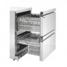 Refrigerētais galds ar 2 durvīm un 2 nodalījumiem - L 600 x D 600 mm - Bartscher