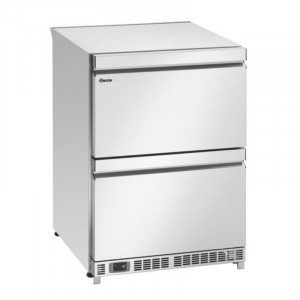 Refrigerētais galds ar 2 durvīm un 2 nodalījumiem - L 600 x D 600 mm - Bartscher
