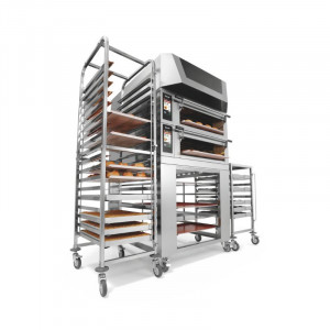 Pica krāsns - 2 kambri - 400 V - Bartscher