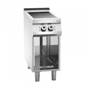 Indukcijas plīts ar atvērtu uguni - 2 zonas - Bartscher