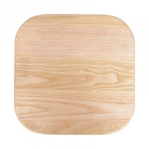 Zemās kājas ar koka sēdekli - pelēka metāla - 4 gabali - Bolero