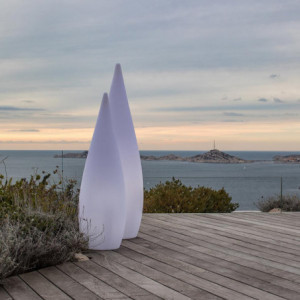 Lampu stāvlampa ar virvi un pilienveida dizainu āra lietojumam - "Classy" 120 cm - Lumisky