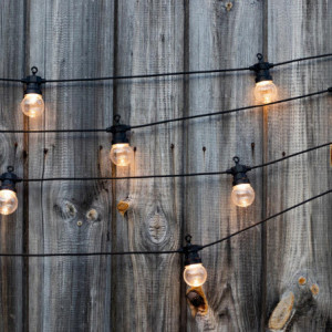 Gaismas girlande ar saules bateriju un LED spuldzēm - Party Clear Hybrid - Lumisky