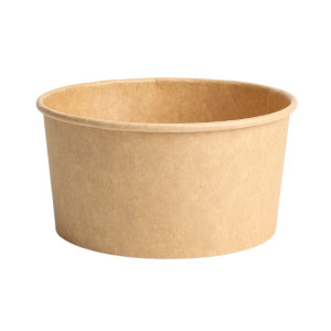 Kraft salātu bļoda - 1000 ml - 300 gabalu komplekts - Dynasteel