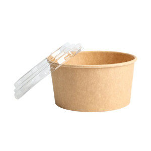 Kraft salātu bļoda - 1000 ml - 300 gabalu komplekts - Dynasteel