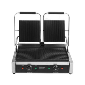 Grill Panini Double - Rievotas plāksnes - Dynasteel