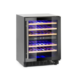 Vīna pagrabs - 2 zonas - 46 pudeles - 133 L - Hendi