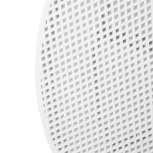 Apgriežama apaļa galds no PP - 800 mm - balts - Bolero