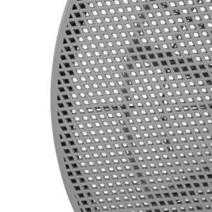 Apgriežama apaļa kāpāma galds no PP - 800 mm - tumši pelēka - Bolero