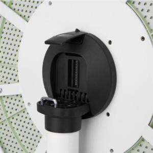 Apgriežama apaļa galds no PP - 800 mm - Minta zaļa - Bolero