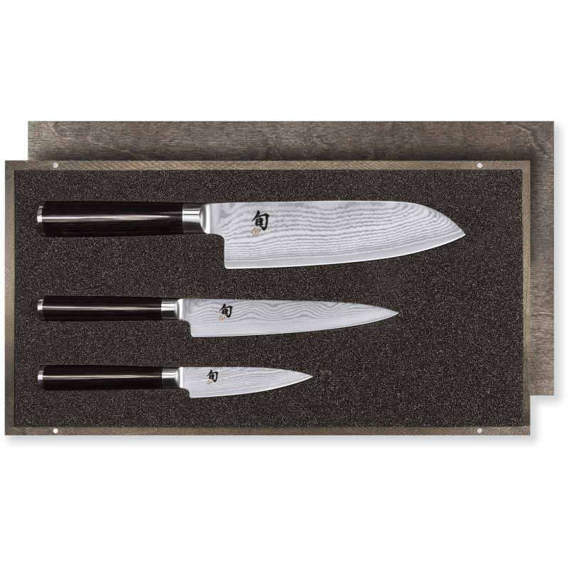 3 nažu komplekts Damas Shun Kai: profesionāla kvalitāte un japāņu elegance