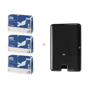 Starter Pack Distributor for Black Interfold Hand Towels and Advanced Soft Interfold Hand Towels