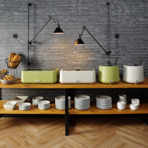 Chafing Dish UNIQ Vert - GN 1/1 - 4 L | HENDI - Profesionāla bufetes prezentācija