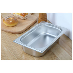 Bac Gastro GN 1/4 Inox - Dziļums 65 mm - 1,8 L - Dynasteel